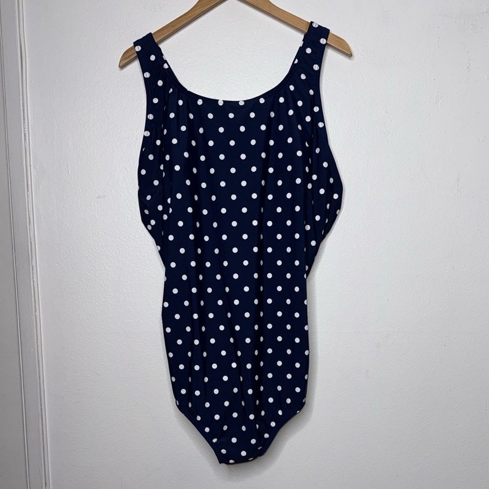Lands' End Women's Plus Size Slender Suit Carmela One Piece Swimsuit Siz… - Picture 5 of 9
